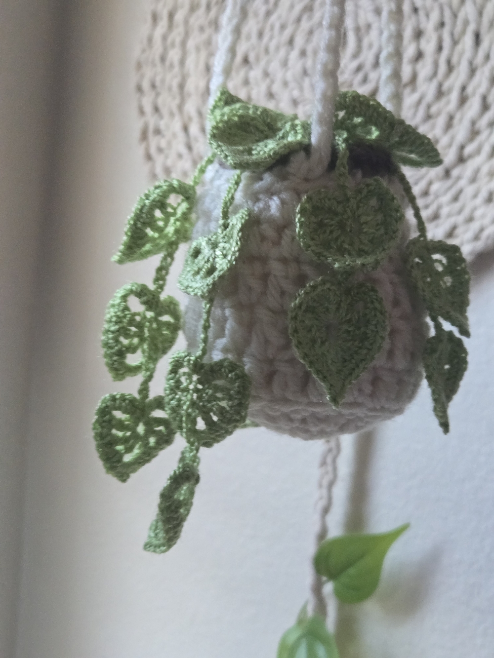 Boho Crochet Planter